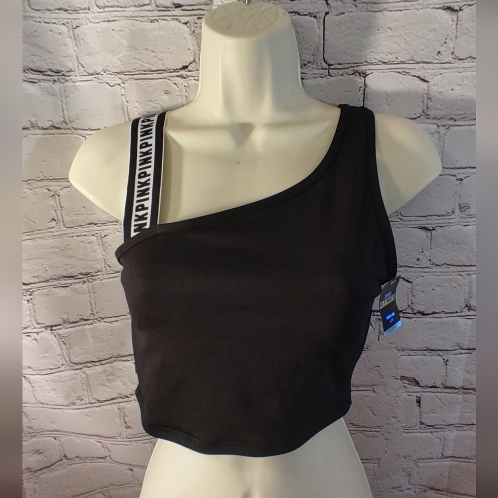 NWT Victoria's Secret PINK Ultimate Assymetrical Sports Bra Strap Small